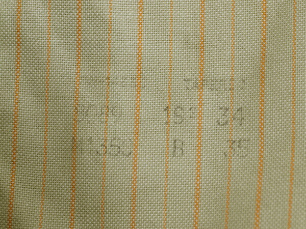 60s House of Yorke ストライプ 3点留め ボタンダウン 長袖 シャツ メンズ L ヴィンテージ オックスフォード シワになりにくい カジュアル