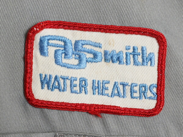 雰囲気系 70s USA製 リー チェトパ ツイル 長袖 ワーク シャツ メンズ L / ヴィンテージ 企業 ワッペン チェーンステッチ シワになりにくい