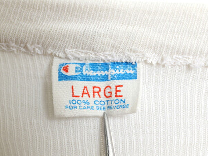 雰囲気系 70s USA製 チャンピオン ハーバード カレッジ 染込み プリント ベースボール Tシャツ L メンズ M 程 ヴィンテージ 7分袖 バータグ