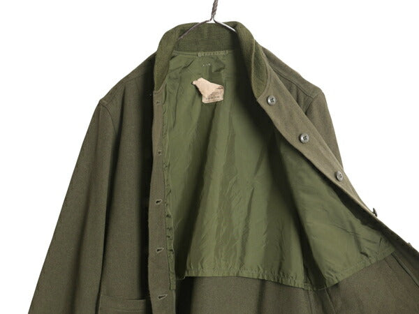 70s 米軍実物 US ARMY ウール フィールド ライナー ジャケット レディース M 程/ 76年製 ヴィンテージ 軍物 アーミー OG-108 ミリタリー