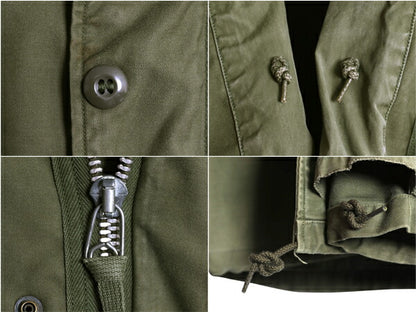 60s 米軍実物 US ARMY M-65 フィールド ジャケット SMALL REGULAR 古着 ヴィンテージ ミリタリー ジャンパー ブルゾン 軍物 2nd アルミ M65