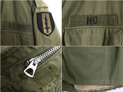 60s 米軍実物 US ARMY M-65 フィールド ジャケット SMALL REGULAR 古着 ヴィンテージ ミリタリー ジャンパー ブルゾン 軍物 2nd アルミ M65