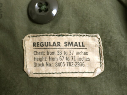 60s 米軍実物 US ARMY M-65 フィールド ジャケット SMALL REGULAR 古着 ヴィンテージ ミリタリー ジャンパー ブルゾン 軍物 2nd アルミ M65