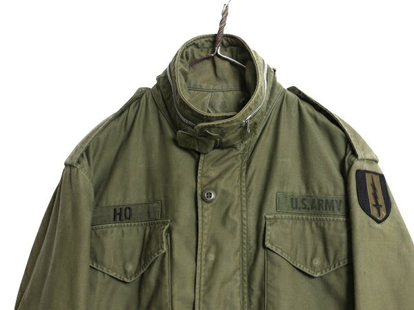 60s 米軍実物 US ARMY M-65 フィールド ジャケット SMALL REGULAR 古着 ヴィンテージ ミリタリー ジャンパー ブルゾン 軍物 2nd アルミ M65