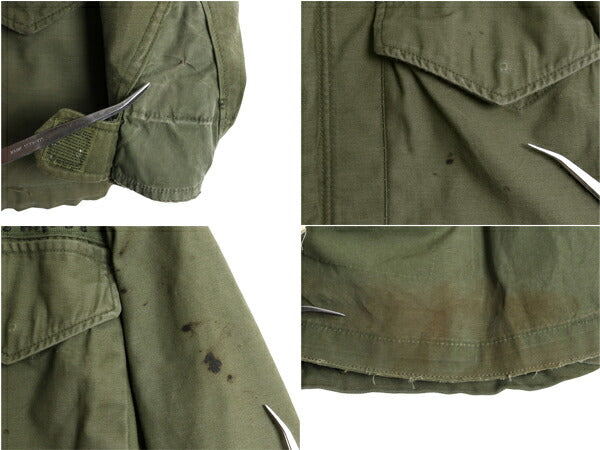 70s 米軍実物 US ARMY M-65 フィールド ジャケット SMALL SHORT 70年製 ヴィンテージ ミリタリー ジャンパー ブルゾン 軍物 2nd アルミ M65