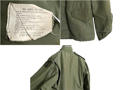 70s 米軍実物 US ARMY M-65 フィールド ジャケット SMALL SHORT 70年製 ヴィンテージ ミリタリー ジャンパー ブルゾン 軍物 2nd アルミ M65