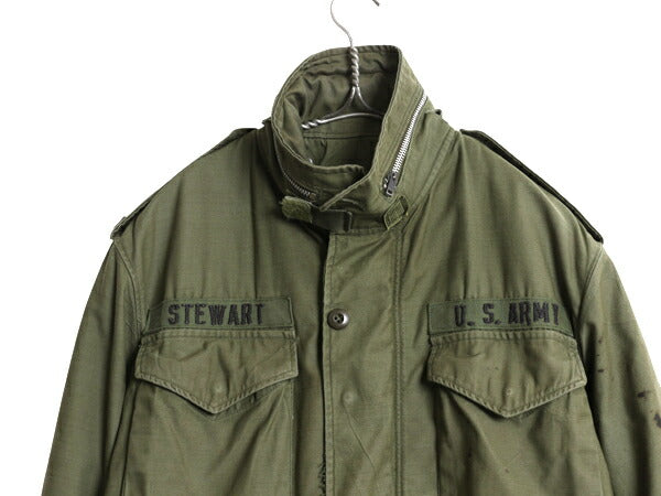 70s 米軍実物 US ARMY M-65 フィールド ジャケット SMALL SHORT 70年製 ヴィンテージ ミリタリー ジャンパー ブルゾン 軍物 2nd アルミ M65