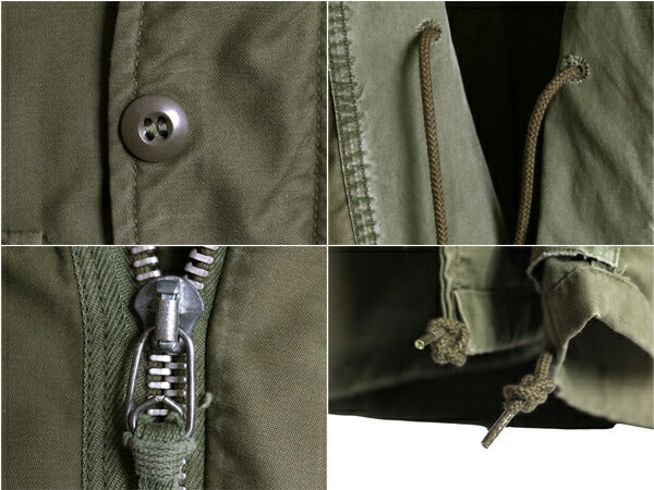 60s 米軍実物 US ARMY M-65 フィールド ジャケット SMALL REGULAR 程 ヴィンテージ ミリタリー ジャンパー ブルゾン 軍物 2nd アルミ M65