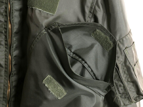 90s 米軍実物 CWU-36P サマー フライト ジャケット LARGE / オールド 91年製 軍物 アラミド ミリタリー USAF エアフォース ボンバー セージ