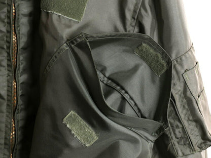 90s 米軍実物 CWU-36P サマー フライト ジャケット LARGE / オールド 91年製 軍物 アラミド ミリタリー USAF エアフォース ボンバー セージ