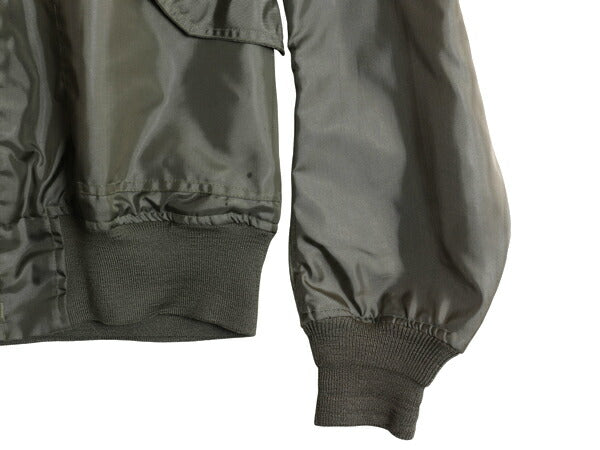 90s 米軍実物 CWU-36P サマー フライト ジャケット LARGE / オールド 91年製 軍物 アラミド ミリタリー USAF エアフォース ボンバー セージ
