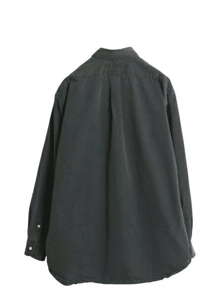 90s ラルフローレン 長袖 ボタンダウン シャツ メンズ L / オールド ポロ 長袖シャツ ワンポイント コットン チノ シンプル ワイシャツ 黒
