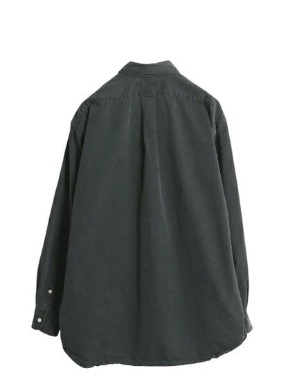 90s ラルフローレン 長袖 ボタンダウン シャツ メンズ L / オールド ポロ 長袖シャツ ワンポイント コットン チノ シンプル ワイシャツ 黒