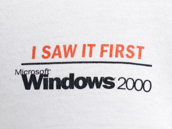 00s ★ マイクロソフト Windows イラスト プリント Tシャツ メンズ XL / 古着 オールド 企業物 当時物 COMPAQ グラフィック コンピューター