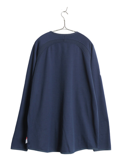 レッドソックス ジャージ プラクティス シャツ メンズ XL 程/ MLB オフィシャル マジェスティック ストレッチ 裏 フリース 大きいサイズ 紺
