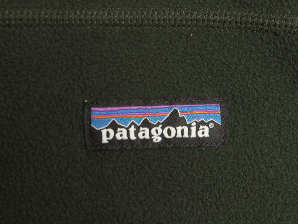 パタゴニア マイクロD ハーフジップ フリース プルオーバー メンズ XL / 25年製 アウトドア ロンT 長袖Tシャツ ハイネック 大きいサイズ 緑