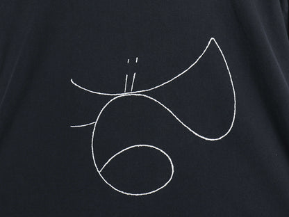 90s オーストラリア製 両面 アート イラスト プリント Tシャツ メンズ XL / オールド グラフィック トランペット ジャズ 大きいサイズ 黒