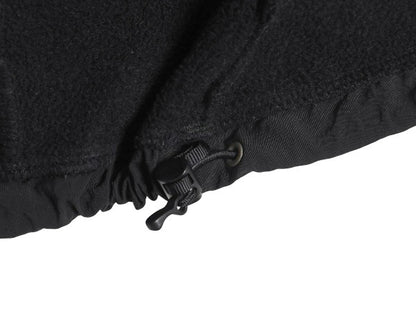 ノースフェイス フード付き デナリ ジャケット レディース L / アウトドア フリース ナイロン パーカー ジャンパー フルジップ ブルゾン 黒