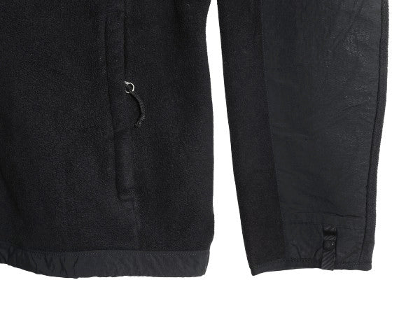 ノースフェイス フード付き デナリ ジャケット レディース L / アウトドア フリース ナイロン パーカー ジャンパー フルジップ ブルゾン 黒