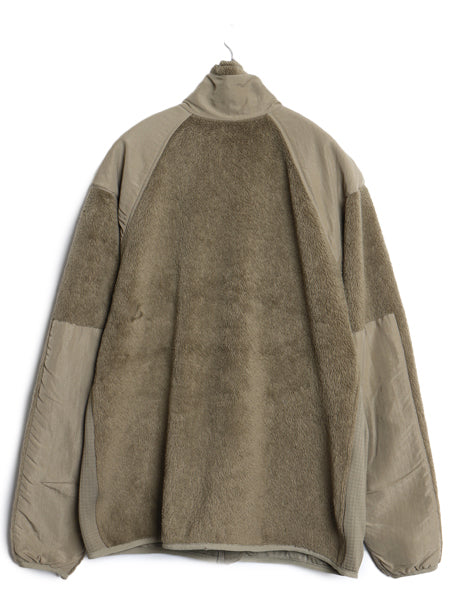 米軍実物 ECWCS GEN3 フルジップ フリース ジャケット MEDIUM LONG / 古着 USA製 18年製 毛足 ミリタリー アーミー 軍物 レベル3 コヨーテ