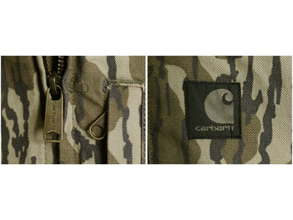 US企画 カーハート リアルツリー カモ アクティブ ジャケット メンズ M 106098 ワーク ダック フード パーカー 中綿 キルティング ライナー