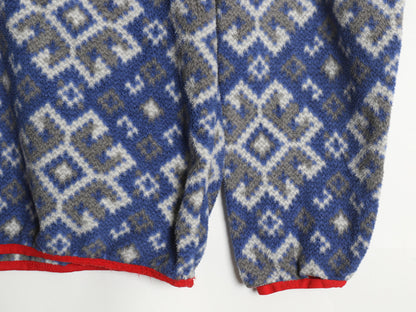 パタゴニア 総柄 ライトウェイト シンチラ スナップT メンズ XL / 古着 13年製 プルオーバー フリース ジャケット ジャンパー 大きいサイズ