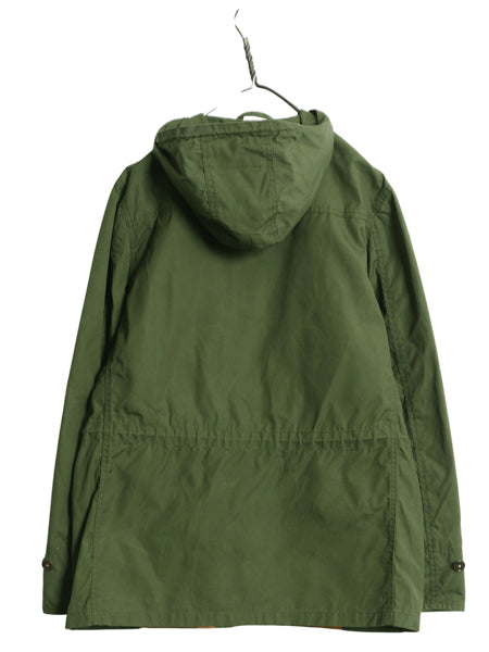 ジェイクルー フード パーカー ジャケット メンズ M アウトドア マンパ ファイヤーマン タイプ ブルゾン ジャンパー ハイネック フルジップ