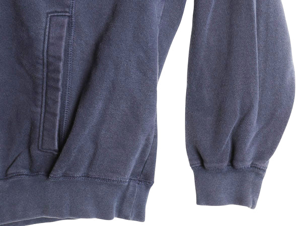 ヤンキース スウェット フード パーカー メンズ L 程/ MLB オフィシャル トレーナー 裏起毛 ヘビーウェイト 大リーグ シンプル ロゴ刺繍 紺