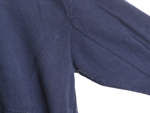 ヤンキース スウェット フード パーカー メンズ L 程/ MLB オフィシャル トレーナー 裏起毛 ヘビーウェイト 大リーグ シンプル ロゴ刺繍 紺