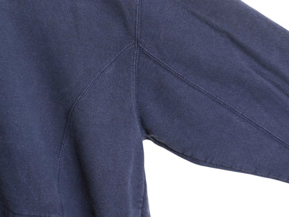 ヤンキース スウェット フード パーカー メンズ L 程/ MLB オフィシャル トレーナー 裏起毛 ヘビーウェイト 大リーグ シンプル ロゴ刺繍 紺