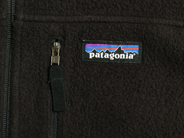 US企画 パタゴニア クラシック シンチラ フリース ベスト メンズ XL / 18年製 前開き フルジップ 重ね着 ハイネック ブラック 大きいサイズ