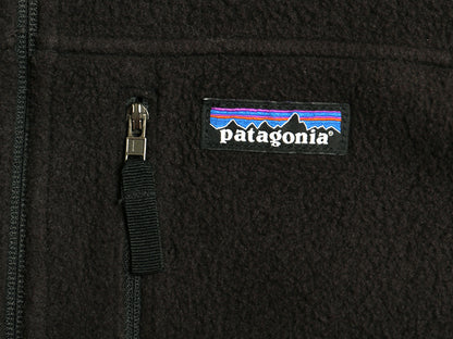 US企画 パタゴニア クラシック シンチラ フリース ベスト メンズ XL / 18年製 前開き フルジップ 重ね着 ハイネック ブラック 大きいサイズ