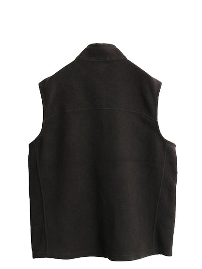 US企画 パタゴニア クラシック シンチラ フリース ベスト メンズ XL / 18年製 前開き フルジップ 重ね着 ハイネック ブラック 大きいサイズ