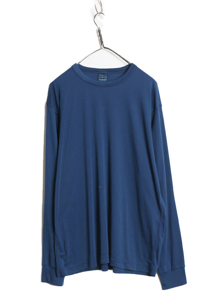 90s USA製 パタゴニア キャプリーン 長袖 Tシャツ メンズ XXL 91年製 オールド アウトドア ロンT ストレッチ アンダーシャツ 大きいサイズ