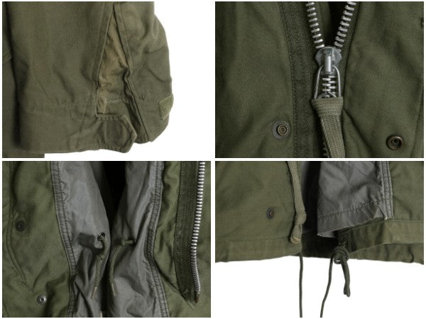 60s グレーライナー ★ 米軍実物 US ARMY M-65 フィールド ジャケット SMALL SHORT / 68年製 ヴィンテージ ミリタリー 2nd M65 アルミ 軍物