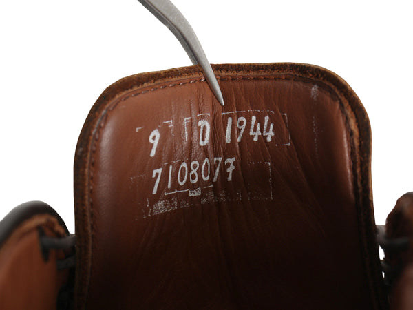 USA製 ★ アレンエドモンズ チャッカ ブーツ US 9 D 27cm / 本革 レザー シューズ 革靴 外羽根 Bellevue プレーントゥ ラバーソール 茶