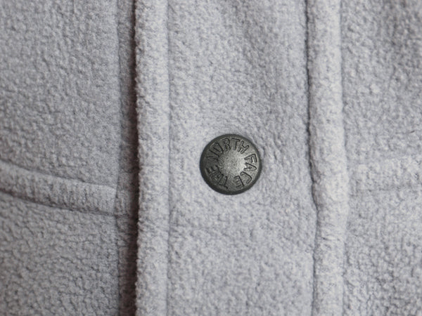 ノースフェイス フリース 長袖 Tシャツ メンズ M / アウトドア ロンT スナップ プルオーバー ハイネック インナー シンプル トップス 薄手