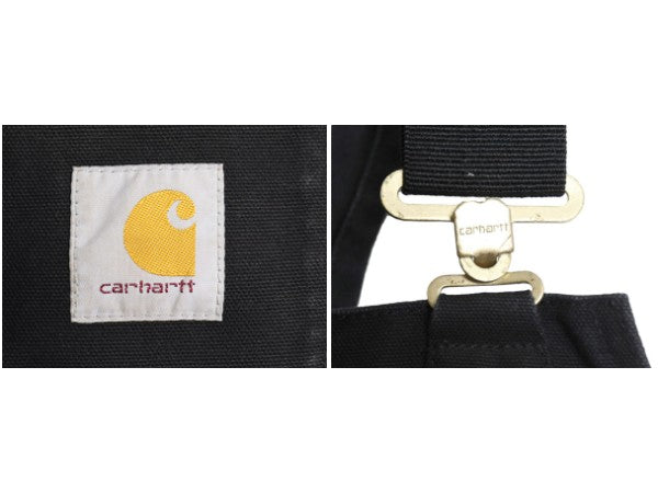 US企画 カーハート ダブルニー ダック オーバーオール メンズ 34 32 / 102776 ワーク パンツ ツナギ ペインター オールインワン ブラック