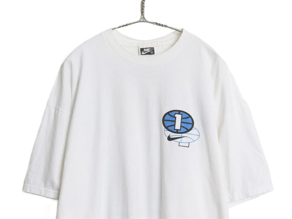 90s USA製 ナイキ ペニー ハーダウェイ 両面 プリント 半袖 Tシャツ メンズ XXL / オールド NBA バスケ スウッシュ フォト 大きいサイズ 白