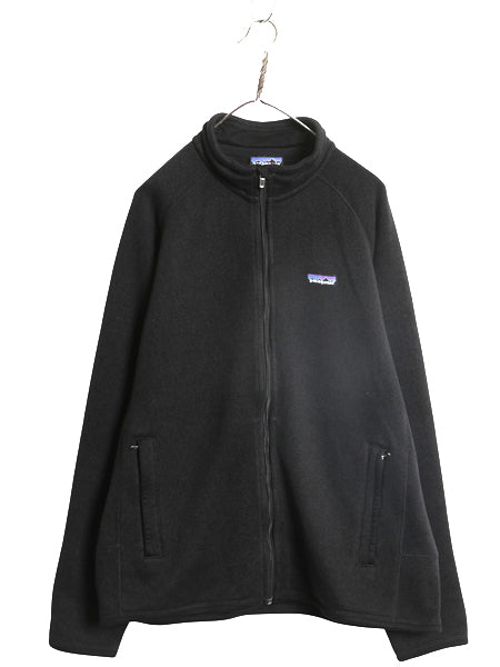 パタゴニア ベターセーター ジャケット メンズ L / 古着 12年製 フリース セーター フルジップ ブルゾン ハイネック アウトドア ブラック