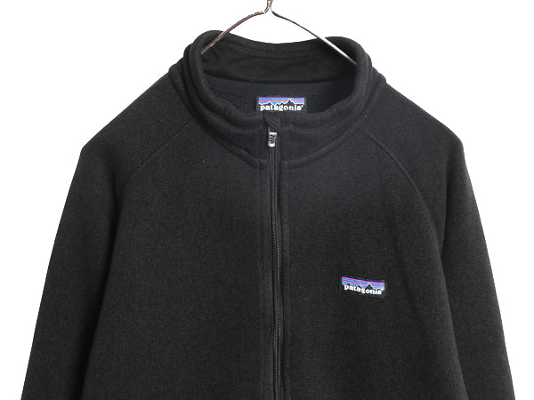 パタゴニア ベターセーター ジャケット メンズ L / 古着 12年製 フリース セーター フルジップ ブルゾン ハイネック アウトドア ブラック
