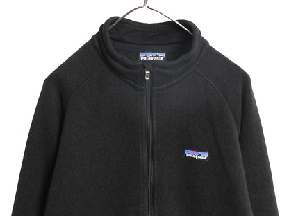 パタゴニア ベターセーター ジャケット メンズ L / 古着 12年製 フリース セーター フルジップ ブルゾン ハイネック アウトドア ブラック