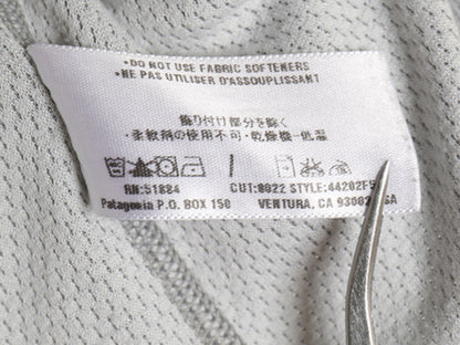 00s パタゴニア キャプリーン 長袖 Tシャツ メンズ M 05年製 オールド アウトドア ロンT ストレッチ アンダーシャツ インナー シンプル 灰