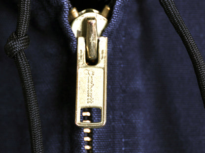 US企画 カーハート アクティブ ジャケット メンズ L / ワーク ダック パーカー 中綿 キルティング ライナー フルジップ ブルゾン ネイビー