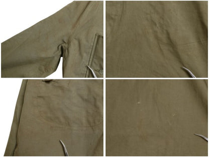 50s ★ 米軍実物 USN ウェットウェザー パーカー LARGE / ヴィンテージ ミリタリー NAVY アノラック プルオーバー レイン ジャケット N-2