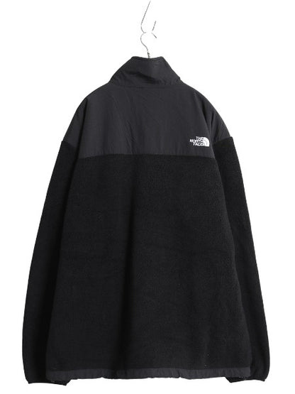 ノースフェイス デナリ ジャケット メンズ XXL / 古着 フリース ナイロン ブルゾン ハイネック フルジップ アウター 大きいサイズ ブラック