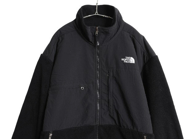 ノースフェイス デナリ ジャケット メンズ XXL / 古着 フリース ナイロン ブルゾン ハイネック フルジップ アウター 大きいサイズ ブラック