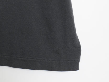 90s USA製 オールド ギャップ ポケット付き 無地 半袖 Tシャツ メンズ L シングルステッチ コットン 耳付き ポケT ブランク 黒 カットソー