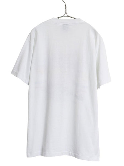 90s USA製 NASA スペースシャトル イラスト プリント 半袖 Tシャツ メンズ XL オールド 当時物 星条旗 大きいサイズ シングルステッチ 白 