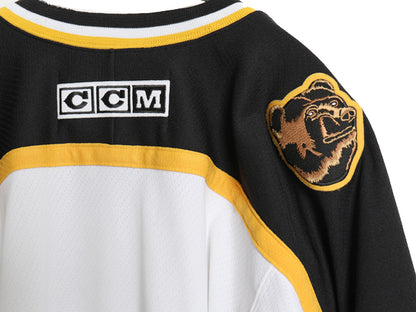 90s 00s ブルーインズ メッシュ ホッケー ジャージ メンズ S 古着 オールド NHL オフィシャル アイスホッケー ゲーム シャツ ユニフォーム